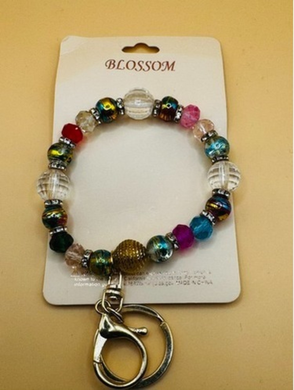 New Blossom Rainbow Miracle-Bead Stretch Bracelet – Standard Fit (Heavy)